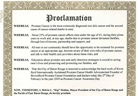 Baton Rouge Proclamation Award