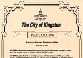Kingston Canada Proclamation Award