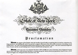 New York State Proclamation Award