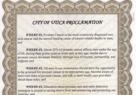 Utica Proclamation Award